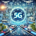 Imagen de una esfera de 5G en una ciudad inteligente | blog tecnología | DSlab